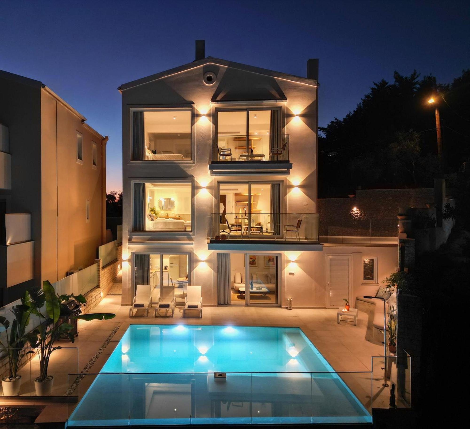Achillion Luxury Corfu Villa & Suites Perama  Buitenkant foto